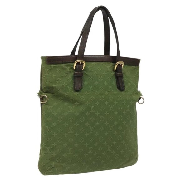 LOUIS VUITTON Monogram Mini Françoise 2Way Tote Bag TST Khaki M92422 Auth h... - Picture 1 of 15